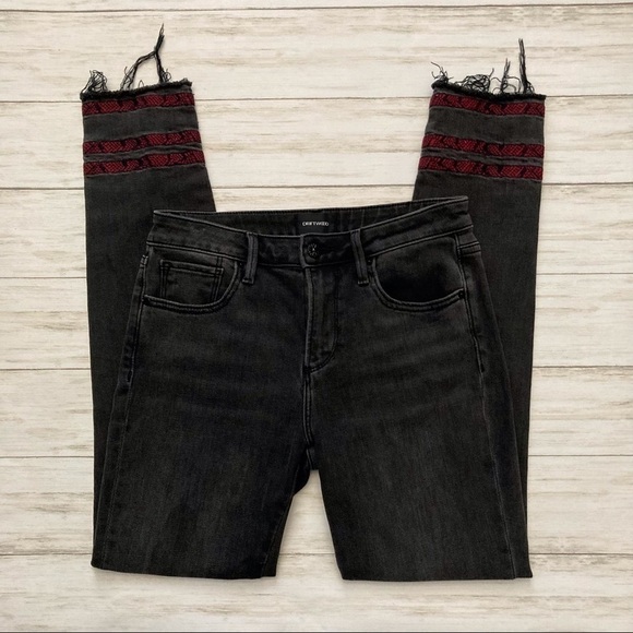 DRIFTWOOD Jackie Stripe Trim Ankle Jeans | Size 26 - Picture 9 of 11